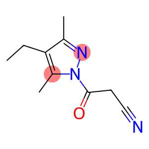 1H-Pyrazole,1-(cyanoacetyl)-4-ethyl-3,5-dimethyl-(9CI)