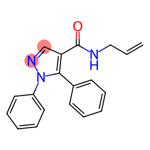 1,5-diphenyl-N-(prop-2-en-1-yl)-1H-pyrazole-4-carboxamide