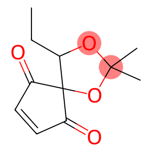 1,3-Dioxaspiro[4.4]non-7-ene-6,9-dione,4-ethyl-2,2-dimethyl-(9CI)