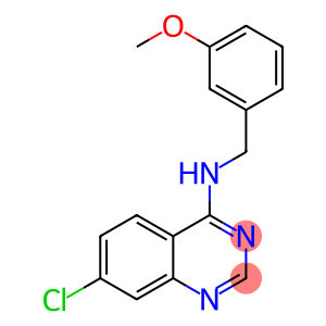 7-chloro-N-[(3-methoxyphenyl)methyl]quinazolin-4-amine