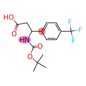 3-((叔丁氧基羰基)氨基)-3-(4-(三氟甲基)苯基)丙酸