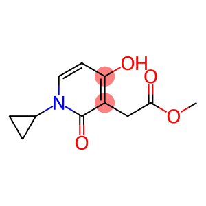 3-Pyridineacetic acid, 1-cyclopropyl-1,2-dihydro-4-hydroxy-2-oxo-, methyl ester