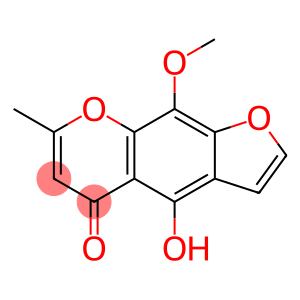 5H-Furo[3,2-g][1]benzopyran-5-one, 4-hydroxy-9-methoxy-7-methyl-
