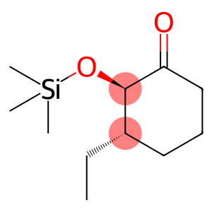 Cyclohexanone, 3-ethyl-2-[(trimethylsilyl)oxy]-, (2R,3S)- (9CI)