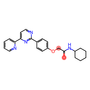 N-CYCLOHEXYL-2-(4-[4-(2-PYRIDINYL)-2-PYRIMIDINYL]PHENOXY)ACETAMIDE