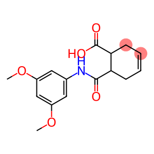 6-[(3,5-DIMETHOXYANILINO)CARBONYL]-3-CYCLOHEXENE-1-CARBOXYLIC ACID