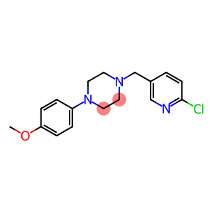 1-[(6-chloropyridin-3-yl)methyl]-4-(4-methoxyphenyl)piperazine