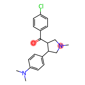 (4-CHLOROPHENYL)(4-[4-(DIMETHYLAMINO)PHENYL]-1-METHYLTETRAHYDRO-1H-PYRROL-3-YL)METHANONE