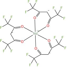 Neodymium(III) hexafluoro-2,4-pentanedionate dihydrate