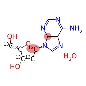 [1',2',3',4',5'-13C5]2'-DEOXYADENOSINE MONOHYDRATE