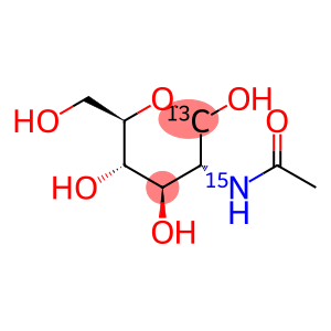 N-ACETYL-D-[1-13C,15N]GLUCOSAMINE