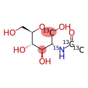 N-[1,2-13C2]ACETYL-D-[1-13C,15N]GLUCOSAMINE