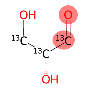 D-Glyceraldehyde-1,2,3-13C3 (Aqueous Solution)