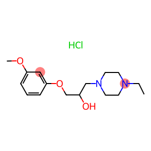 1-(4-ETHYLPIPERAZIN-1-YL)-3-(3-METHOXYPHENOXY)PROPAN-2-OL HYDROCHLORIDE