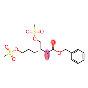 Carbamicacid, [(1R)-4-[(methylsulfonyl)oxy]-1-[[(methylsulfonyl)oxy]methyl]butyl]-,phenylmethyl ester