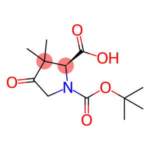 (S)-1-(tert-butoxycarbonyl)-3,3-dimethyl-4-oxopyrrolidine-2-carboxylic acid