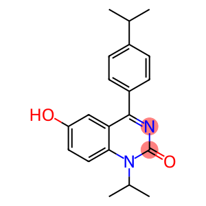 2(1H)-Quinazolinone, 6-hydroxy-1-(1-methylethyl)-4-[4-(1-methylethyl)phenyl]-