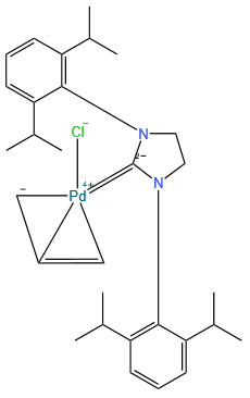 烯丙基[1,3-双(2,6-二-异丙苯基)-4,5-二氢咪唑-2-基]氯化钯(II)