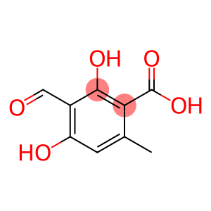Benzoic acid, 3-formyl-2,4-dihydroxy-6-methyl-