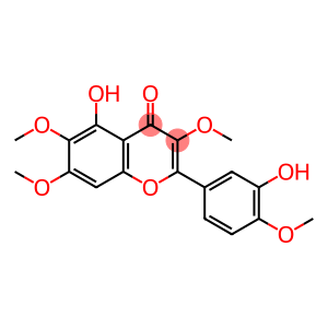 5-Hydroxy-2-(3-hydroxy-4-methoxyphenyl)-3,6,7-trimethoxy-4H-chromen-4-on