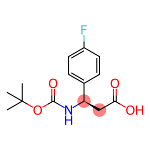 Boc-R-3-Amino-3-(4-fluoro-phenyl)-propionic acid