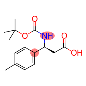 N-叔丁氧羰基-(S)-3-氨基-3-(4-甲基苯基)丙酸