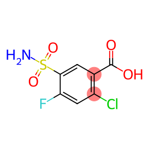 2-氯-4-氟-5-氨磺酰基苯甲酸