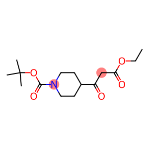 4-(3-Ethoxy-3-oxopropanoyl)piperidine, N-BOC protected