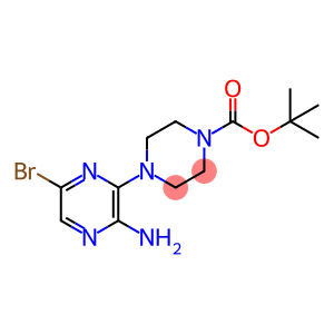 1-Boc-4-(3-氨基-6-溴吡嗪-2-基)哌嗪