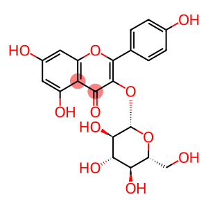 5,7-dihydroxy-2-(4-hydroxyphenyl)-4-oxo-4H-chromen-3-yl beta-D-glucopyranoside