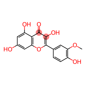 sorhamnetin  3,5,7-Trihydroxy-2-(4-hydroxy-3-metoxyphenyl)benzopyran-4-on