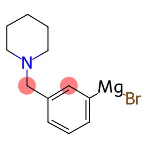 [3-(1-Piperidinylmethyl)phenyl]magnesium bromide, 0.25M solution in THF, AcroSeal