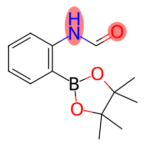 2-Formamidophenylboronic  acid  pinacol  ester,  N-[2-(4,4,5,5-Tetramethyl-1,3,2-dioxaborolan-2-yl)phenyl]formamide