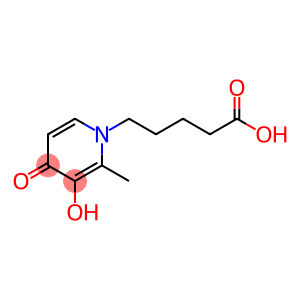 1(4H)-Pyridinepentanoic acid, 3-hydroxy-2-methyl-4-oxo- (9CI)