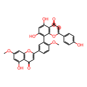 5,7-dihydroxy-8-[5-(5-hydroxy-7-methoxy-4-oxo-4H-chromen-2-yl)-2-methoxyphenyl]-2-(4-hydroxyphenyl)-4H-chromen-4-one