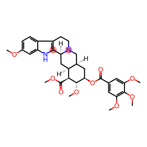 Yohimban-16-carboxylic acid, 11,17-dimethoxy-18-((3,4,5-trimethoxybenzoyl)oxy)-, methyl ester, (16beta,17alpha,18beta,20alpha)- (9ci)