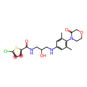 5-氯-N-[3-[[3,5-二甲基-4-(3-氧代-4-吗啉基)苯基]氨在]-2-羟基丙基]-2-噻吩羰酰胺