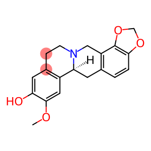 12H-Benzo[a]-1,3-benzodioxolo[4,5-g]quinolizin-9-ol, 6,6a,11,14-tetrahydro-8-methoxy-, (6aS)-
