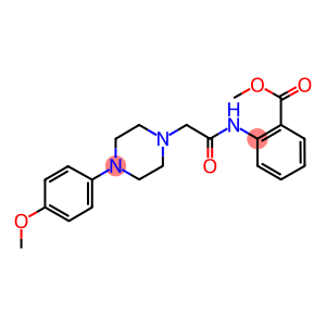 methyl 2-({[4-(4-methoxyphenyl)-1-piperazinyl]acetyl}amino)benzoate