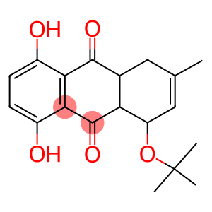 1-tert-butoxy-5,8-dihydroxy-3-methyl-1,4,4a,9a-tetrahydro-9,10-anthracenedione