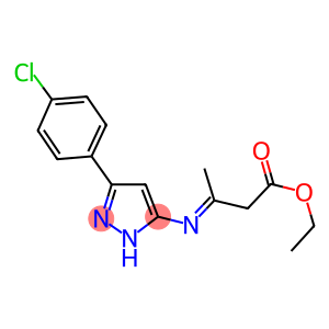ethyl 3-{[3-(4-chlorophenyl)-1H-pyrazol-5-yl]imino}butanoate