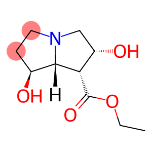 1H-Pyrrolizine-1-carboxylic acid, hexahydro-2,7-dihydroxy-, ethyl ester, (1R,2R,7S,7aR)- (9CI)