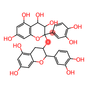 2-(3,4-Dihydroxyphenyl)-2-((2-(3,4-dihydroxyphenyl)-3,4-dihydro-5,7-dihydroxy-2H-1-benzopyran-3-yl)oxy)-3,4-dihydro-2H-1-benzopyran-3,4,5,7-tetrol