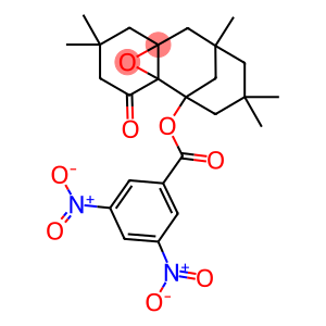 4,4,6,10,10-pentamethyl-12-oxo-13-oxatetracyclo[6.4.1.1~2,6~.0~1,8~]tetradec-2-yl 3,5-bisnitrobenzoate