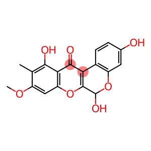 3,6,11-Trihydroxy-9-methoxy-10-methyl-[1]benzopyrano[3,4-b][1]benzopyran-12(6H)-one