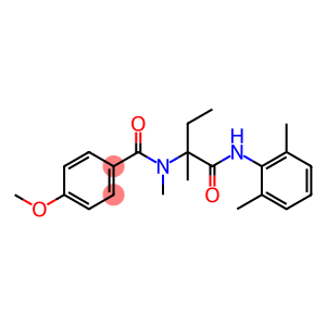 Benzamide, N-[1-[[(2,6-dimethylphenyl)amino]carbonyl]-1-methylpropyl]-4-methoxy-N-methyl- (9CI)