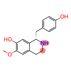 (1S)-1,2,3,4-Tetrahydro-1-[(4-hydroxyphenyl)methyl]-6-methoxyisoquinolin-7-ol