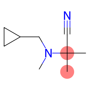 Propanenitrile, 2-[(cyclopropylmethyl)methylamino]-2-methyl- (9CI)