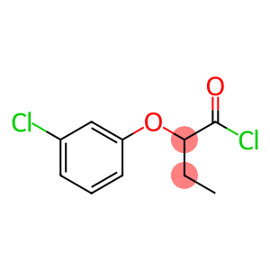 2-(3-chlorophenoxy)butanoyl chloride