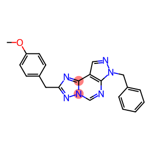 7-BENZYL-2-(4-METHOXYBENZYL)-7H-PYRAZOLO[4,3-E][1,2,4]TRIAZOLO[1,5-C]PYRIMIDINE